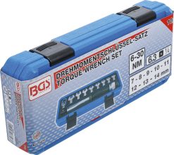 BGS Drehmomentschlüssel-Satz | 6,3 Mm (1/4") | 6 - 30 Nm | 10-tlg. – 8856 -Heimwerkzeug Geschäft bgs 8856 007