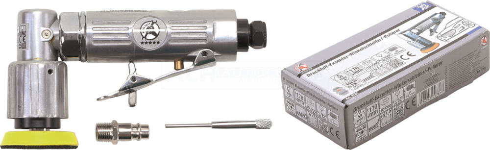 BGS DIY Druckluft-Exzenter-, Winkelschleifer / -Polierer – 9781 3 BGS DIY Druckluft-Exzenter-, Winkelschleifer / -Polierer – 9781