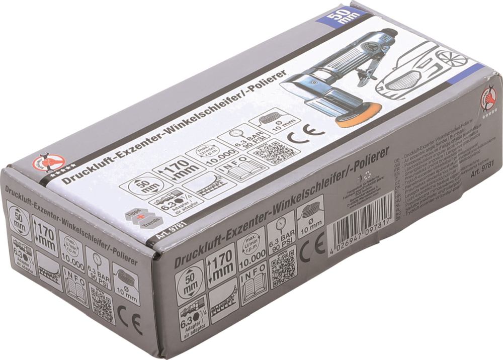 BGS DIY Druckluft-Exzenter-, Winkelschleifer / -Polierer – 9781 4 BGS DIY Druckluft-Exzenter-, Winkelschleifer / -Polierer – 9781 – Bild 2