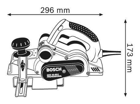 Bosch Hobel GHO 40-82 C Mit L-BOXX 060159A76A 8 Bosch Hobel GHO 40-82 C Mit L-BOXX 060159A76A – Bild 6