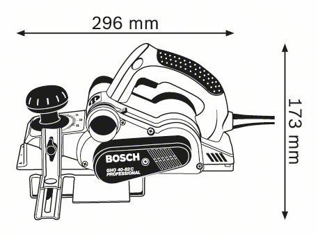 Bosch Hobel GHO 40-82 C Mit Handwerkerkoffer 060159A760 6 Bosch Hobel GHO 40-82 C Mit Handwerkerkoffer 060159A760 – Bild 4
