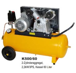 ERFI Kompressor Kolbenkompressor K500/60 K 500 60 71-17 400V 3kW 4PS