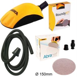 MIRKA DEROS 125/150mm 5mm + Sauger 1230 L PC + Roundy Kit KIT1617WOMDE -Heimwerkzeug Geschäft kit00round59e0b483b044f59ea08d4889b6