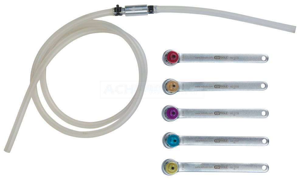 KS Tools Bremsen-Entlüftungsschlüssel-Satz, 6-tlg. - 160.0725 3 KS Tools Bremsen-Entlüftungsschlüssel-Satz, 6-tlg. - 160.0725