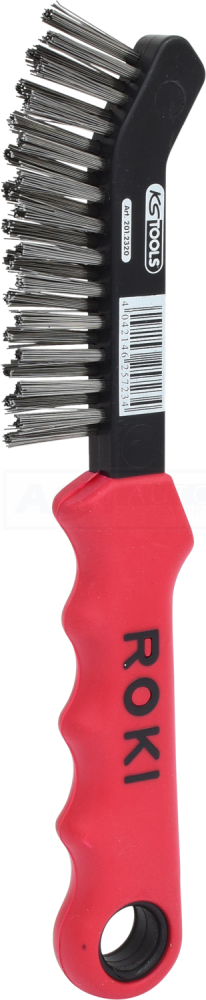 KS Tools Stahldraht-Bremssattel-Drahtbürste 2-reihig - 201.2320