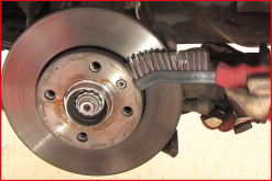 KS Tools Stahldraht-Bremssattel-Drahtbürste 2-reihig - 201.2320 -Heimwerkzeug Geschäft kstools 201 2320 004