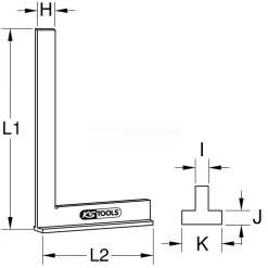 KS Tools Anschlagwinkel Nach DIN 875/1, 250mm - 300.0213 9 KS Tools Anschlagwinkel Nach DIN 875/1, 250mm - 300.0213 -Heimwerkzeug Geschäft kstools 3000213 003