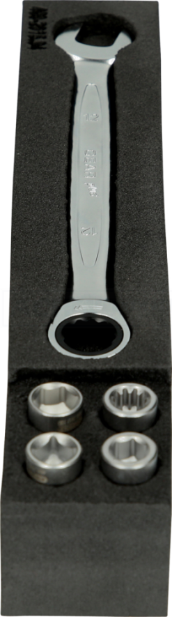 KS Tools Bremskolben Spezial-Steckschlüssel-Satz Für WABCO Und Knorr Scheibenbremsen, 5-tlg. - 460.2615 -Heimwerkzeug Geschäft kstools 460 2615 006