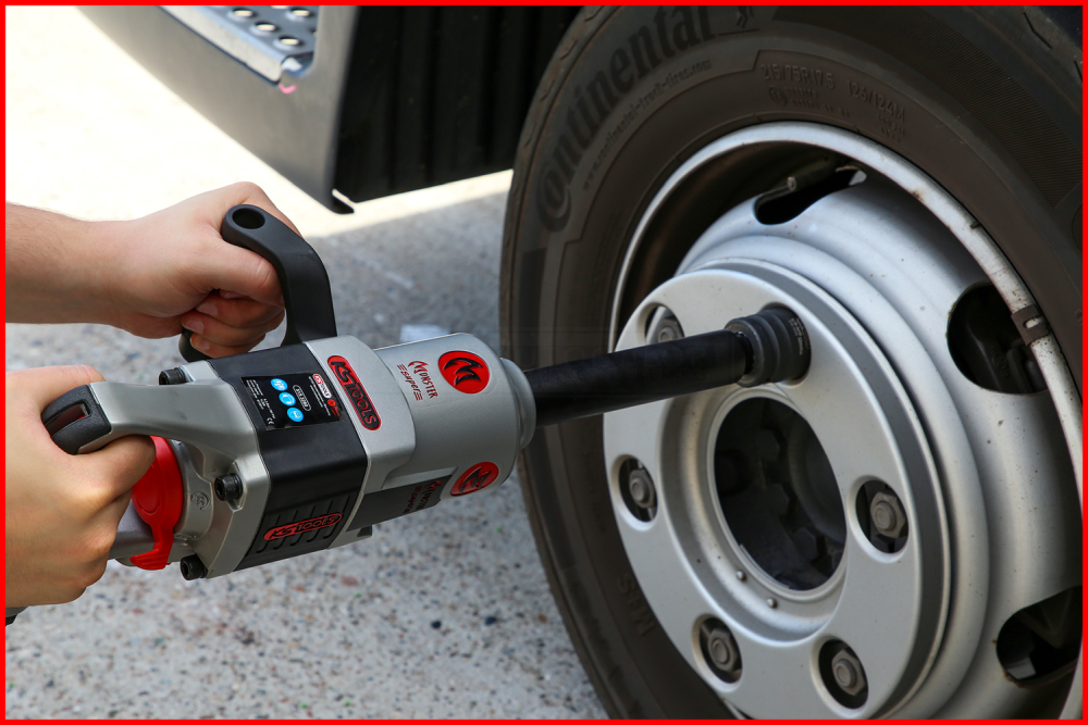 KS Tools 3/4" SuperMONSTER Hochleistungs-Druckluft-Schlagschrauber, 3405Nm, 504 Mm - 515.3260 11 KS Tools 3/4" SuperMONSTER Hochleistungs-Druckluft-Schlagschrauber, 3405Nm, 504 Mm - 515.3260 – Bild 9