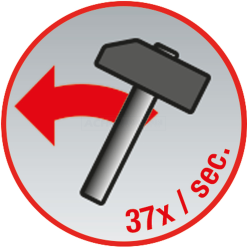 KS Tools Vibro-Impact Druckluft-Meißelhammer-Satz, 6-tlg. - 515.3880 -Heimwerkzeug Geschäft kstools 515 3880 012