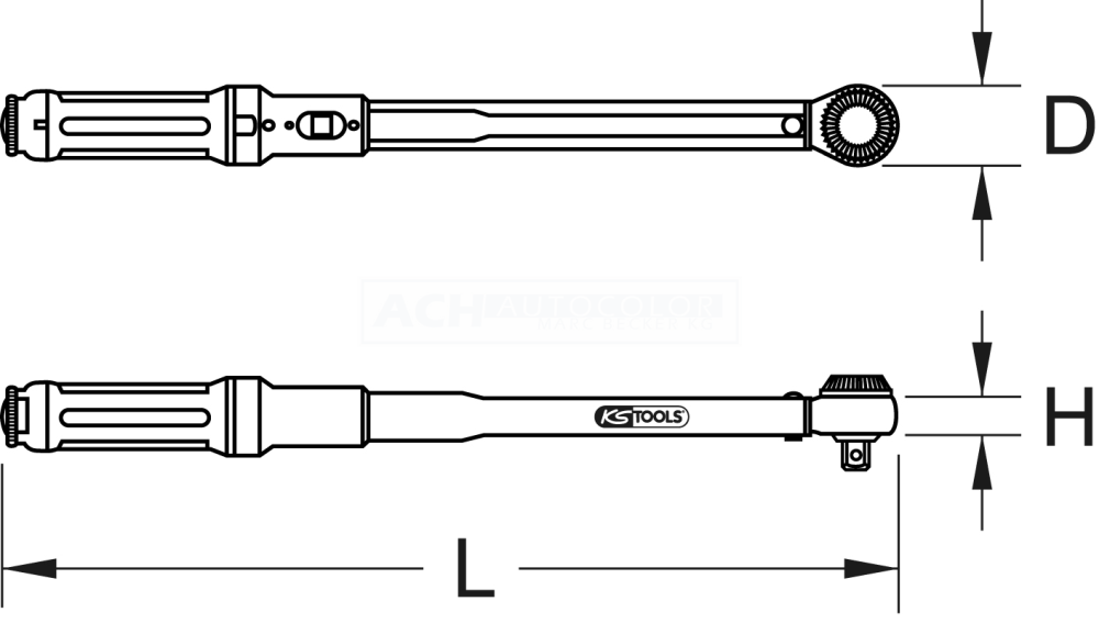 KS Tools 1/2" ERGOTORQUE®precision Drehmomentschlüssel, 20-100Nm - 516.1432 12 KS Tools 1/2" ERGOTORQUE®precision Drehmomentschlüssel, 20-100Nm - 516.1432 – Bild 10