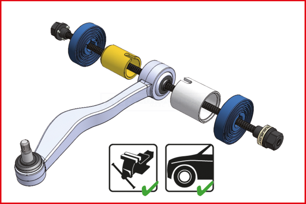 KS Tools Druck- Und Zughülsen Satz, 37-tlg. - 700.1550 15 KS Tools Druck- Und Zughülsen Satz, 37-tlg. - 700.1550 – Bild 13