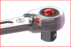 KS Tools 1/4" SlimPOWER Umschaltknarre,72 Zahn - 920.1490 -Heimwerkzeug Geschäft kstools 920 1490 005