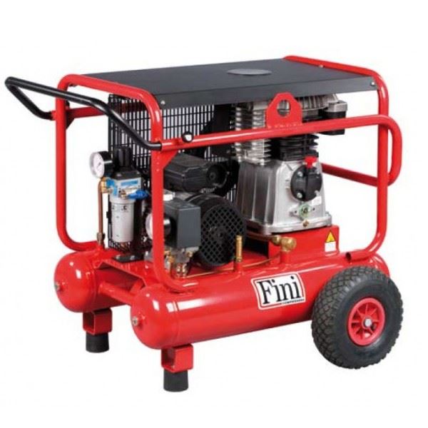 FINI Kolbenkompressor Warrior 362M Fahrbar 2,2 KW 18l Kesselinhalt 3 FINI Kolbenkompressor Warrior 362M Fahrbar 2,2 KW 18l Kesselinhalt