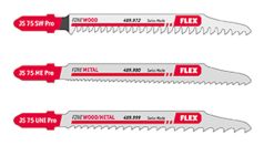 Flex 490.008 Stichsägeblatt-Sortiment Für Holz, Metall, Demontage JS 75 Pro Set VE 3